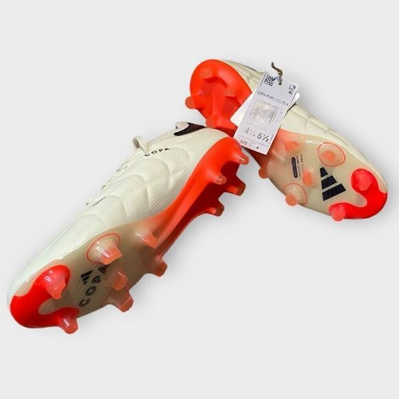 Adidas Copa Pure 2 Plus+ FG Ivory Core Black Solar Red Mens size 4.5/ Womens 5.5 - Picture 8 of 9